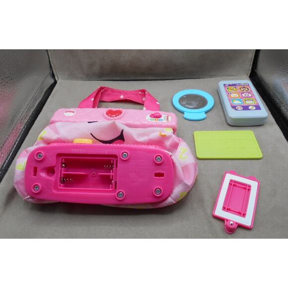 Fisher-Price 2018 Laugh & Learn My Smart Purse FGW15 w/3 Accessories Works - Picture 10 of 10
